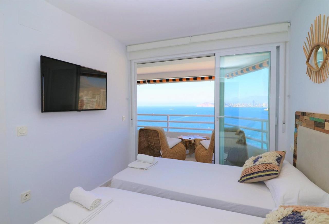 Luxurious 2-Bedroom Apt With Stunning Views, 1St Line On Levante Beach, Benidorm Kültér fotó