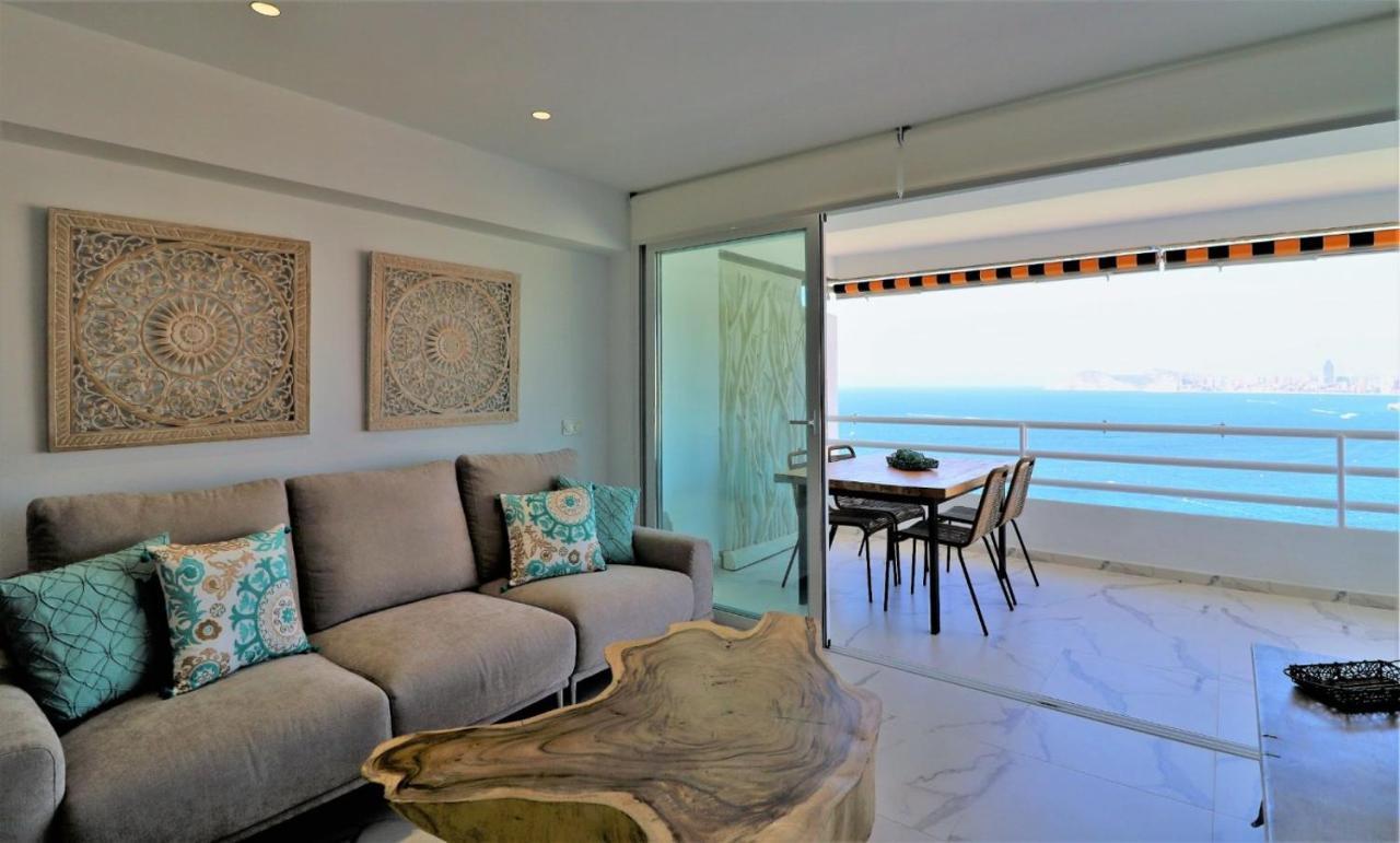 Luxurious 2-Bedroom Apt With Stunning Views, 1St Line On Levante Beach, Benidorm Kültér fotó