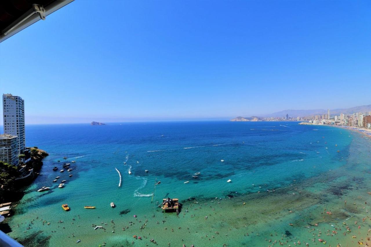 Luxurious 2-Bedroom Apt With Stunning Views, 1St Line On Levante Beach, Benidorm Kültér fotó