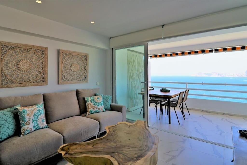 Luxurious 2-Bedroom Apt With Stunning Views, 1St Line On Levante Beach, Benidorm Kültér fotó